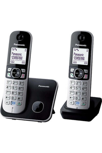 PANASONIC KX-TG6812GB Ασύρματο Τηλέφωνο Μαύρο