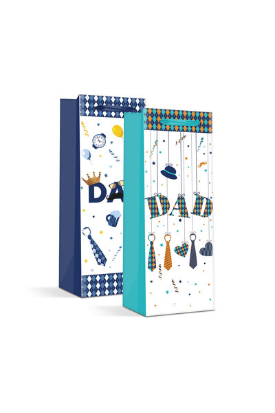 Alista Home Bottle gift bag, paper, 2 models, 36x12.7x8.3 cm