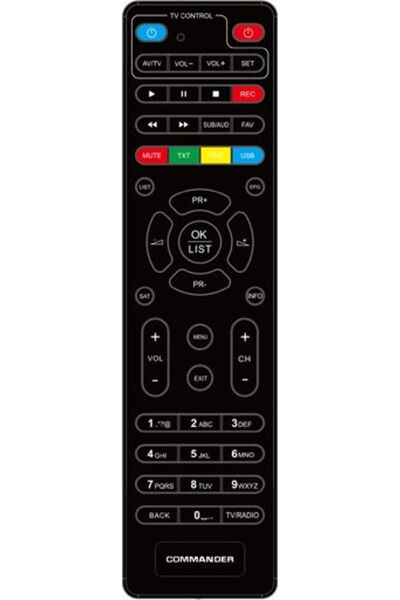 COMMANDER Genuine Remote Control Ψηφιακού Δέκτη