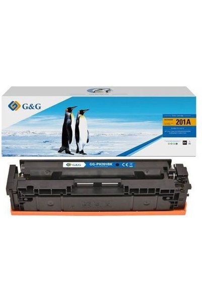 G&G Συμβατό τόνερ για εκτυπωτή λέιζερ HP CF400A Μαύρο