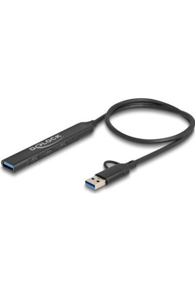 DELOCK Διανομέας USB 4 Θυρών USB 3.2 με σύνδεση USB-A Κωδικός: 64272