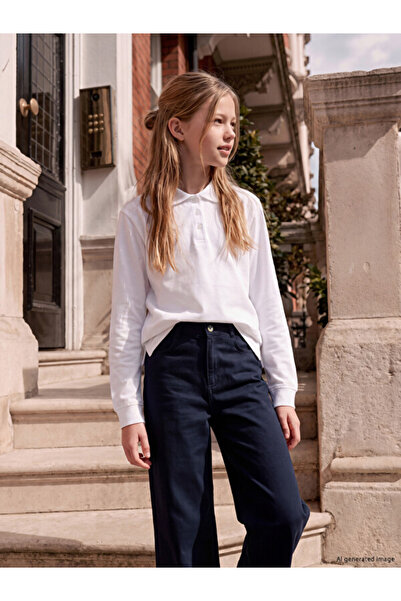 LC Waikiki Timeless Clothing & Timeless Choices Devrik Roba Collar Girls' Piq...