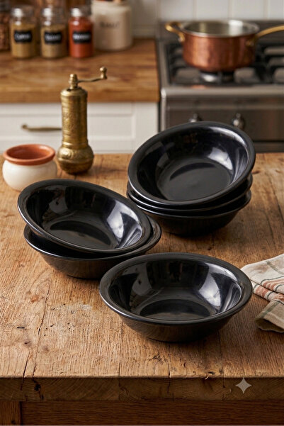 BİODATA 12 Pieces Unbreakable Melamine Deep Bowl Serving and Dining Bowl Heig...