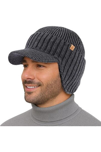 TOPDesign قبعة صوفية رجالية شتوية محبوكة من TOP-EX DryKnit مقاومة للماء بنسبة...