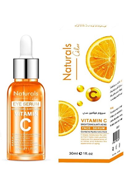 NATURALSHOP سيروم فيتامين سي الطبيعي للوجه، مضاد للشيخوخة ومفتح للبشرة، 30 مل...