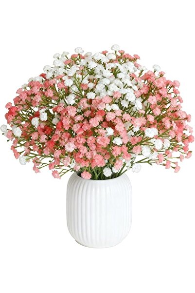 TERRIFI Artificial Gypsophila Flowers, Baby Breath Faux Floral Stems for Wedd...