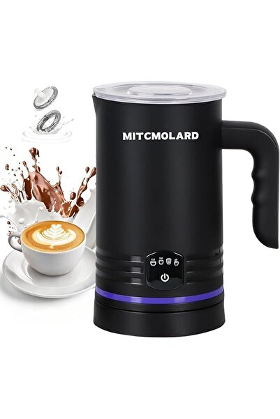 GENERAL Milk Frother Handheld, Portable USB Rechargeable 1200 mAh, Detachable...
