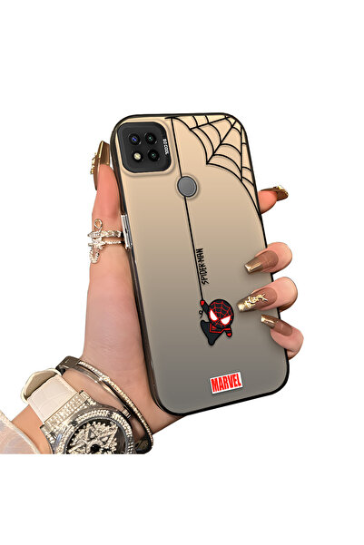 Hontinga Redmi 9c Uyumlu Silikon Kenar Sert Arka Kılıf Couple Telefon Kılıfı ...