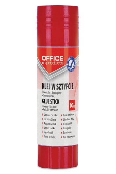 OFFICE products Solid Glue, 10 Gr., Pva Quality, Office Products, White