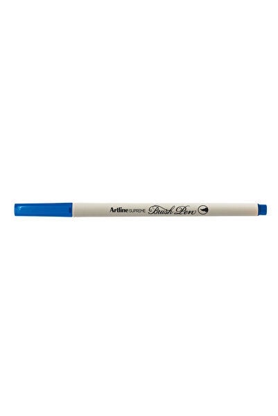 artline Carioca Supreme Brush Pen, Varf Flexibil (Tip Pensula) - Albastru Ele...