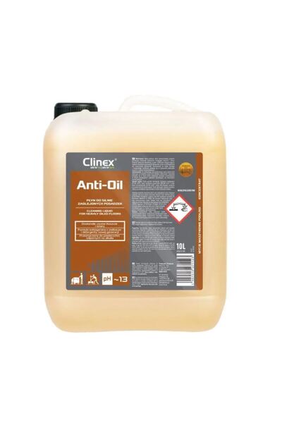 Clinex Proti oleju, 10 litrov, čistiaci prostriedok na povrchy znečistené olejom