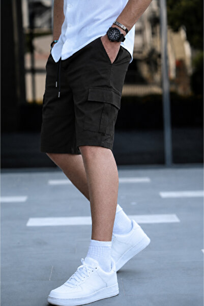 Wise&Go Store Σορτς Cargo με τσέπες από Lycra και βαμβάκι Capri