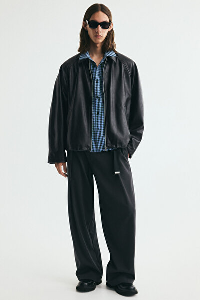 H&M Kaplamalı Bluzon Ceket