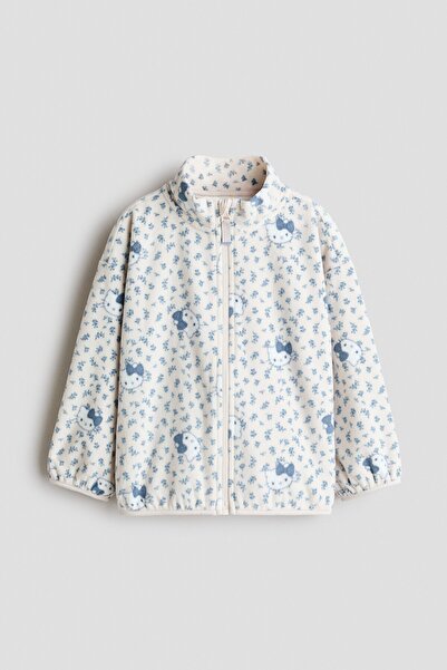 H&M Baskılı Polar Ceket