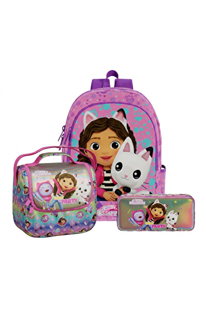 WİGGLE Gabby's Dollhouse Anaokulu Çanta Seti Lisanslı