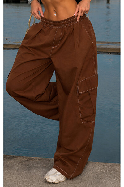 DEEFWEAR Y2K Baggy Vibe Gabardine Trousers