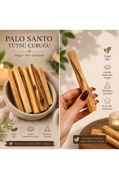 The Magıc of Healıng Palo Santo Doğal Tütsü Çubuğu – 7’li Set | Doğal