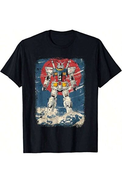 9JY Vintage Japanese Mecha Robot Kanagawa Manga Anime Gift T-Shirt,Personaliz...