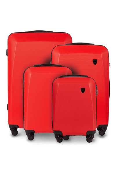 WINGS BRAND SET DE 4 VALIZE WINGS PLOVER ROȘII