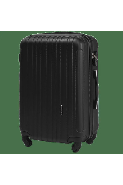 WINGS BRAND Valiză de călătorie extensibilă medie WINGS FLAMINGO 24 " NEGRU