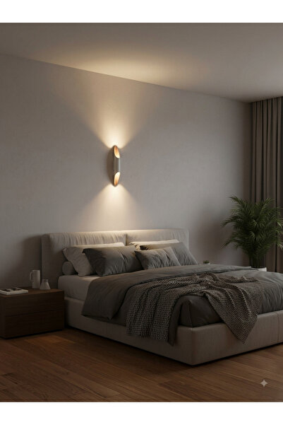 Generic Brand Double-Way Indoor Sconce White Gold