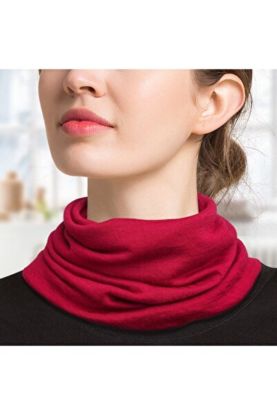 STARSTAR Women's wool headscarf light purple 32x19cm double-layer warm.