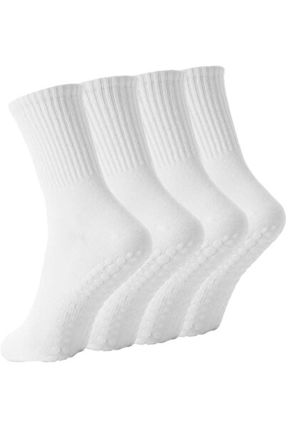 STARSTAR Women's Anti-Slip Socks - 4-Pair Pack One Size Fits All Home Breatha...