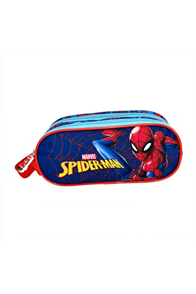 SPIDERMAN Несесер с две отделения 23x10x6 см, син, Хепи