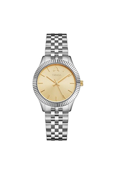 TRNDA Women's Stainless Steel Watch, Gold Dial | Tr32mm