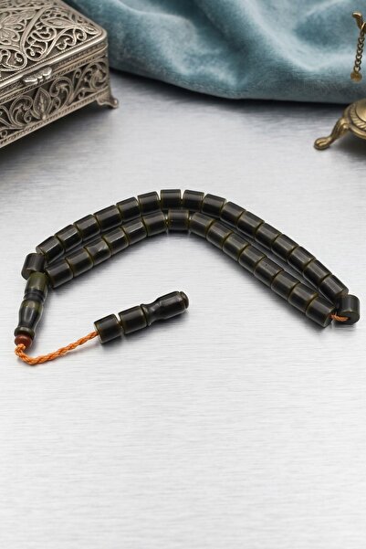 Prestige Crimped Amber Stone 33-Piece Prayer Beads 902853