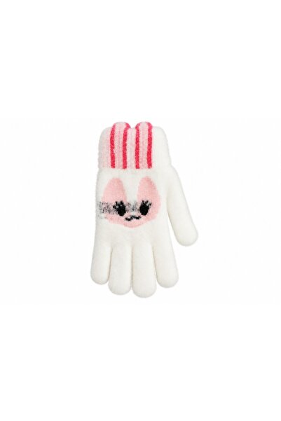 Aware Time Garson 9-15 Years Old Girls' Angora Knitted Gloves