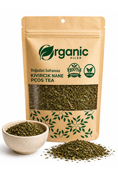 Organik Kiler Curly Mint Tea Spearmint Tea 50Gr |   100% Natural Additive-Fre...