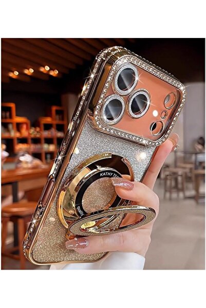 UrbanX URBANNX Magnetic Glitter Case for iPhone 17 Pro Max, Shiny Full Camera...