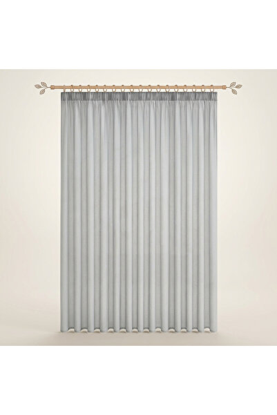 OtherMax Perdea tip voal semitransparentă pe bandă pentru draperie 160x200 cm...