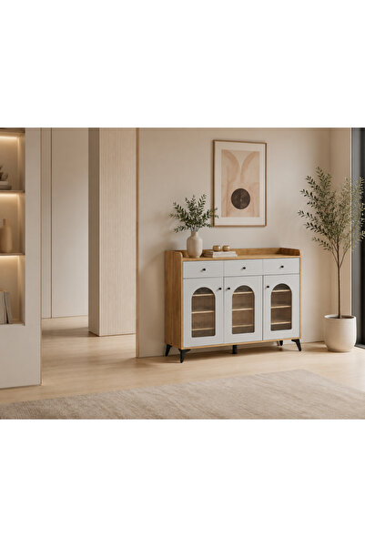 Palma homez خزانات احذية مودرن بثلاث ابواب 120 سم