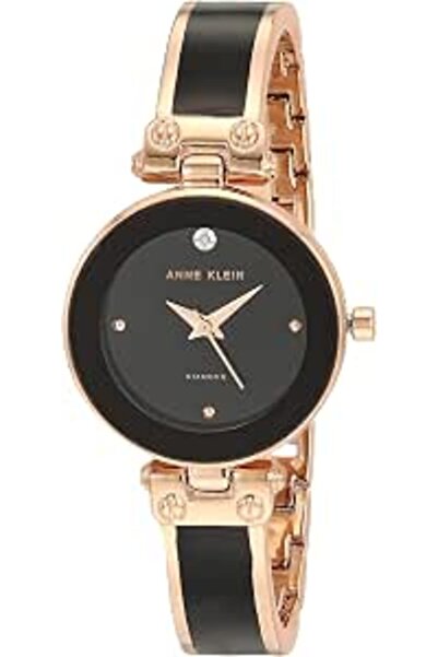 Anne Klein ساعة نسائية بسوار من الألماس الأصلي