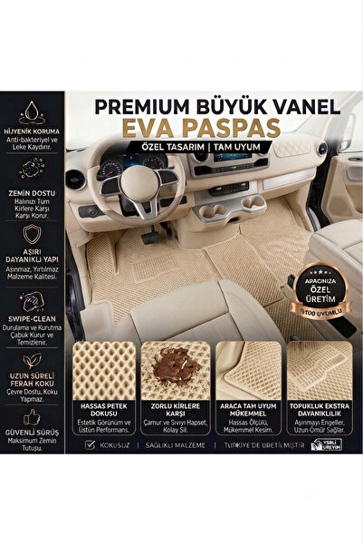 Genel Markalar RENAULT-MASTER3-PANELVAN-(2010-2025) İÇİN EVA SADECE ÖN PASPAS...