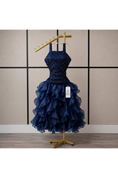 GORI FASHION فستان سهرة جزار كحلي فاخر