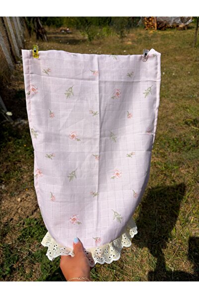 ToffyStore Fistolu Powder Pink Kitchen Towel