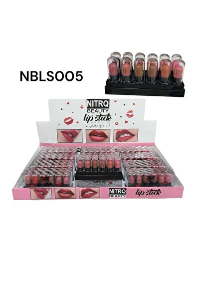 NITRQ BEAUTY هذا المنتج هو مجموعة أحمر شفاه (روج) مطفي ثابت من العلامة التجار...