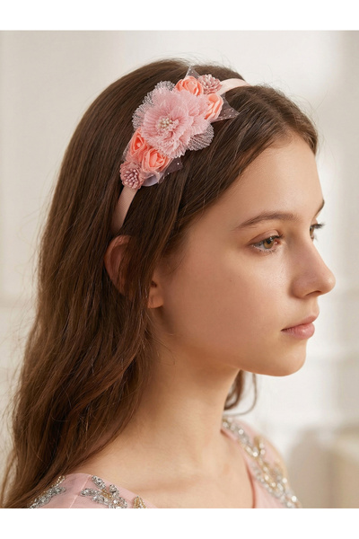 Take Two By Styli Color Block Flower Hair Clasp