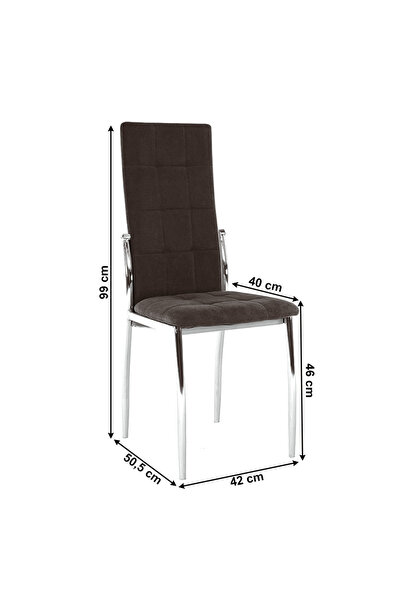 DacEnergy Scaun bucatarie / living DacEnergy(C), structura din metal cromat, ...