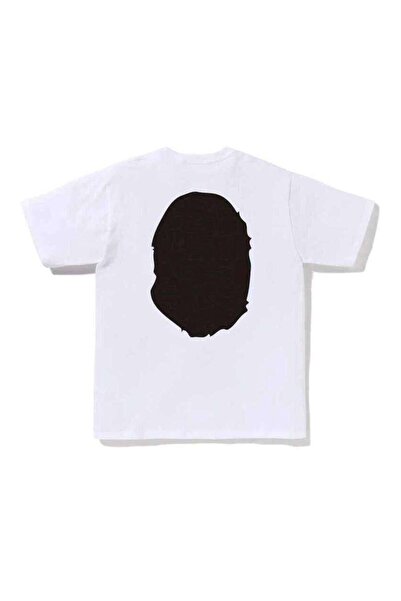2BIR Men Women Neutral White Solid Short Sleeve Top BA,PE Print Soft Cotton S...