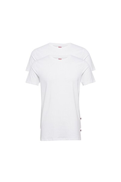 Levi's Ανδρικό Μονόχρωμο Πουλόβερ 2P 37152-0021-ΛΕΥΚΟ Λευκό