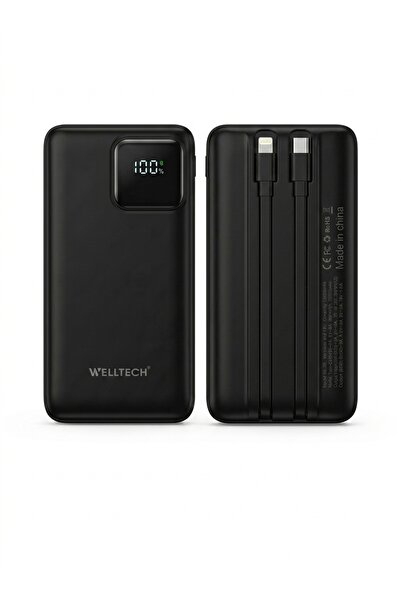 WELLTECHINTERNATIONAL WELLTECH JAZ30 10000mAh Power Bank, 20W Fast Charging P...