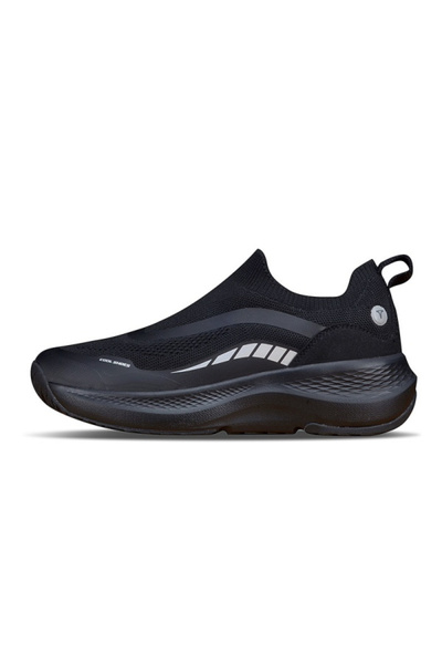 Take Two By Styli Men Black Comfort Fit Knit Sport Sneakers