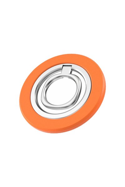 Choice5 Orange Strong Magnetic Phone Holder for Magsafe Finger Ring Phone Bra...
