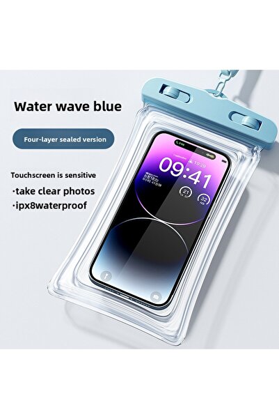 Choice3 blue-Airbag model Waterproof Phone Pouch with Touch Screen Capability...