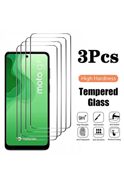 Choice6 Tempered Glass 3Pcs Moto G8 3Pcs HD Tempered Glass For Moto G82 G73 G...