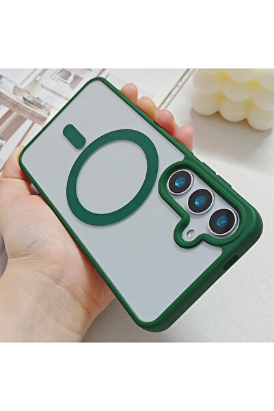 Choice Galaxy S23 Ultra Dark Green Frosted Magnetic Phone Case for S26 Ultra ...